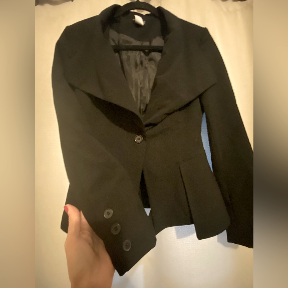 Venus blazer, black size 4 - Picture 2 of 6
